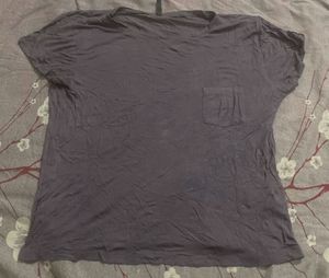 Comfortable Purple Pocket Tee