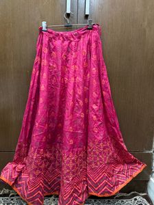 Pink Ethnic Skirt