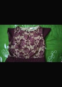 Wine Color Gown