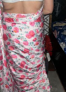 satin saree