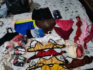 Red Bra and Panty Set