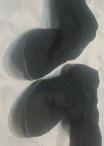 Black Thigh High Boots