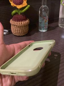 Iphone Xr Pastel Green Colour Cover