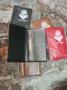 Mini Pocket Coin Holder Album Pack Of 5