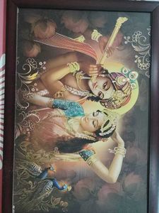 Radha Krishna Framed Art