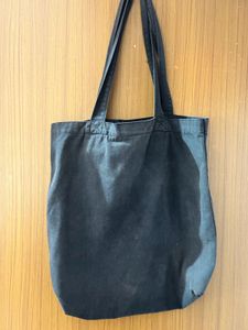 Butterfly Graphic Black Tote Bag