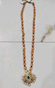 Orange Monalisa beads