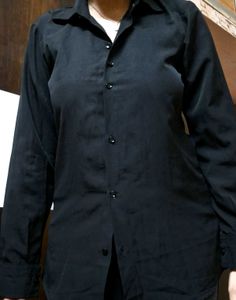 Black Button-Down Dress