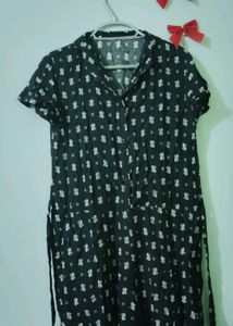 Black & White Print Jumpsuit