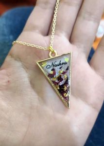 RESIN NAME PENDANT