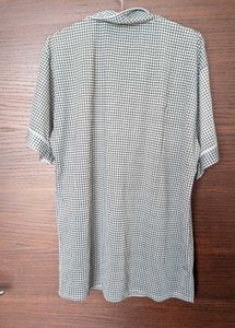 Checkered Night Suit Top