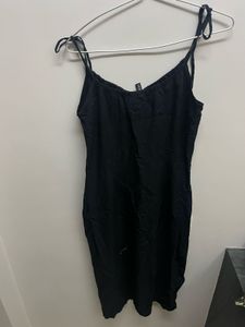 Little Black Dress with Slit