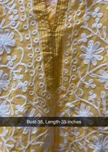 Yellow Lucknowi Kurta