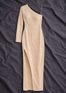 Elegant One-Shoulder Party Dress