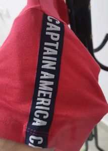 Captain America Shield Crop Top