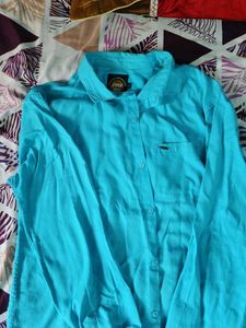 Men's Blue Casual Shirt