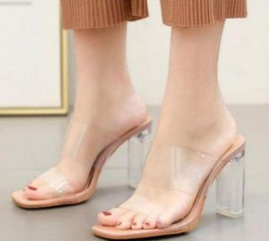 Transparent heels