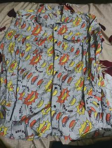 Hot Dog Print Shirt