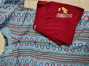 Combo Of New Kurti &amp; Leggings