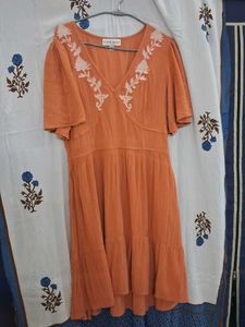Boho Embroidered Dress
