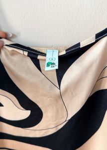 Patterned Bodycon Mini Dress