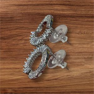 Sparkling Silver Twilight Circle Earring