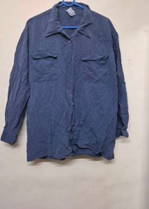 Partners Silk Button-Up Shirt - Size M