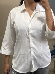 White Button-Down Shirt