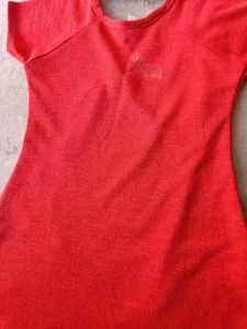 Red Stylish Top For 8-10 Years Girls
