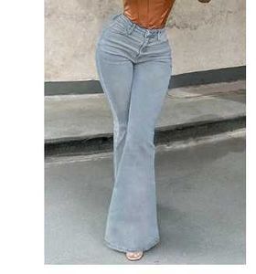 Light Wash Flare Leg Jeans