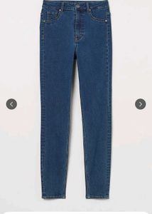 H&M Dark Blue Skinny Curvy Jeggings