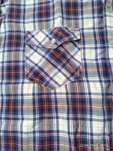 Large Size Checked Shirt