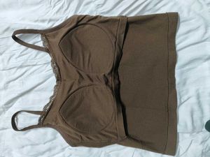 Brown Padded Cami Top