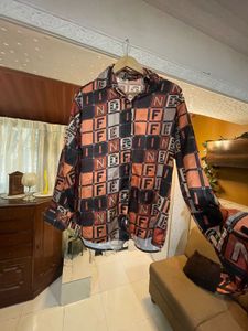 Zara Chain Letter Print Shirt