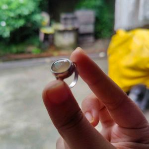 Moon Stone Silver Ring