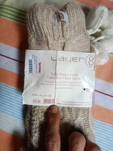 Cozy Cable Knit Socks New 10/10