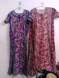 Floral Print Night Suits,used