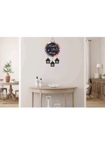 Wooden Welcome To Our Sweet Home Wall Hanging For Home Doctor(40.64  Cm× 22.86 Cm ) Multicolour