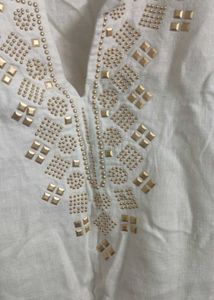 Women Sequins Short Kurti