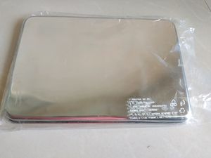 New Unused Rectangular Steel tray (30cm*20cm) , quality steel, rigid, wid cover..