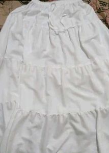 White Beachy Skirt 💗