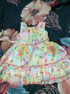 Cute Floral Baby Frock