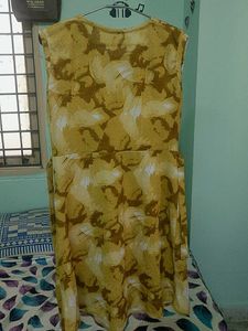 Abstract Print Sleeveless Dress