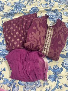 Beautiful Kurta Set With Duppata 💜