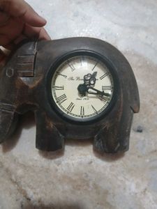 Elephant Clock, ceramic pot , tissue holder