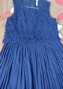 Girls Navy Blue Dress