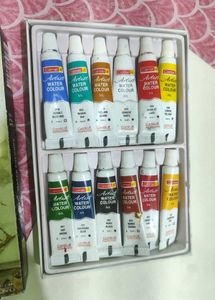 Camel Artist Watercolors with 2 Watercolor Sheets.