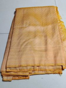 Orange softy silk saree...