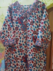 Printed Cotton Kurta