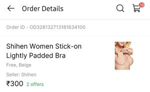 Shihen Women Stick On Lightly Padded Sexy Bra